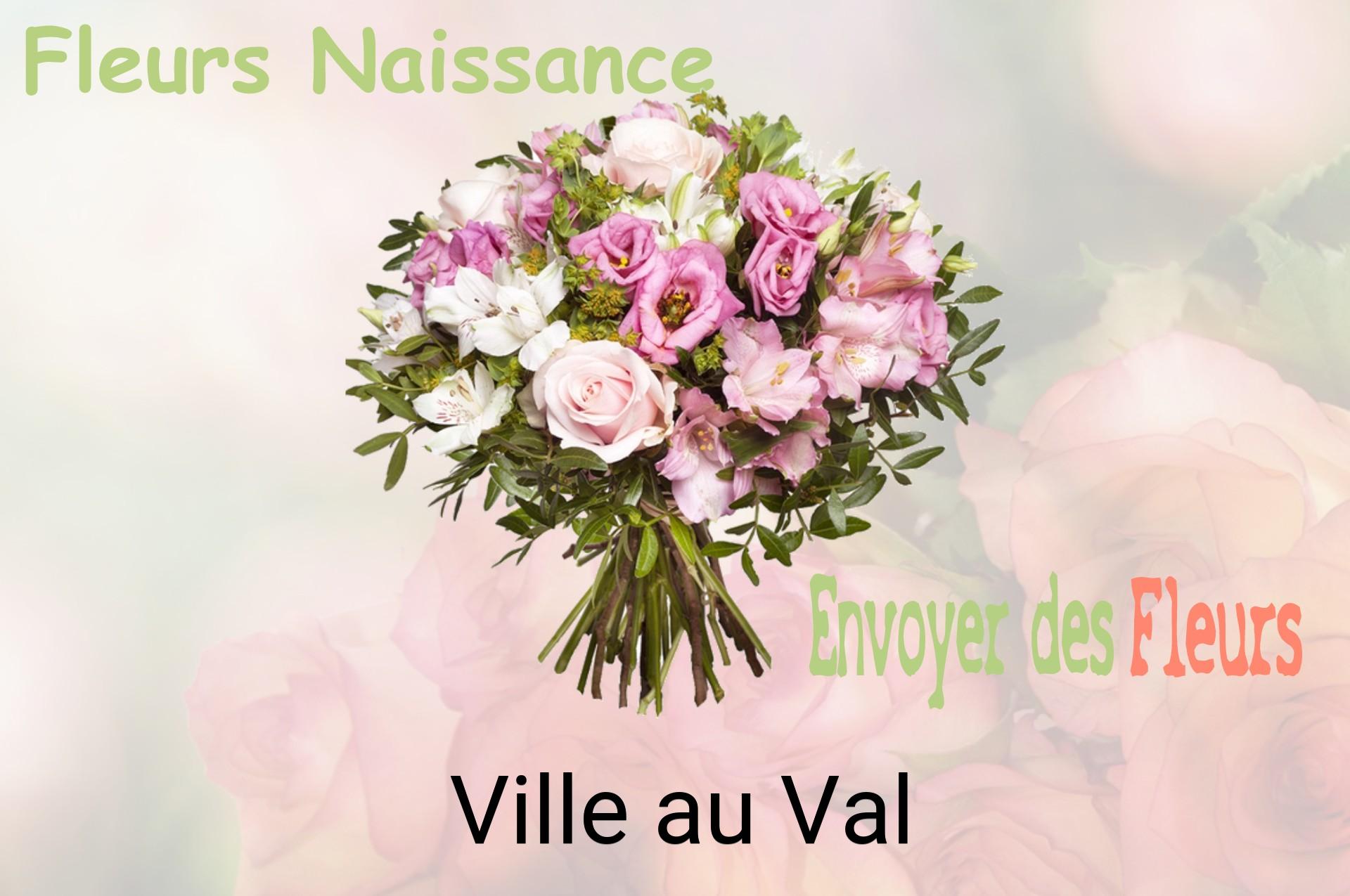 Bouquet de fleurs de naissance livré à Ville-au-Val